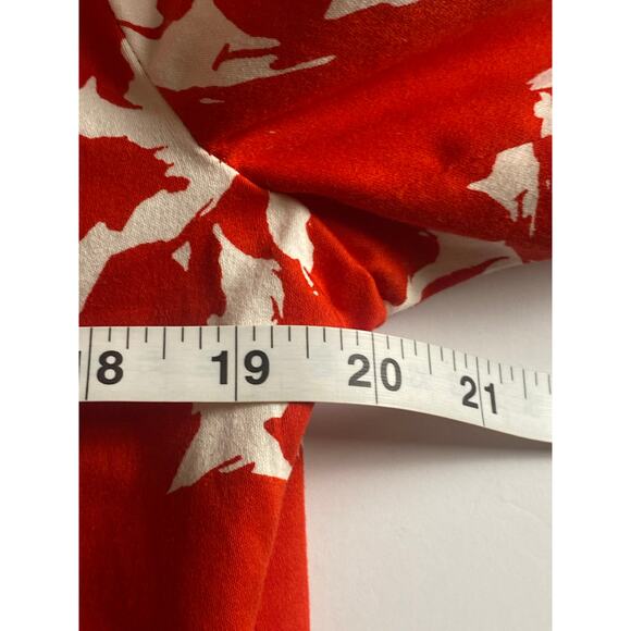 Eden Court Women's Red White Full Zip Drawstring Jacket Size Medium - Picture 4 of 7